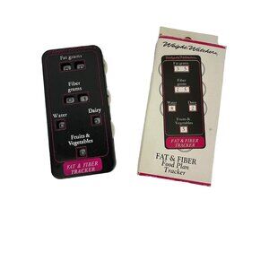 Weight Watchers Fat & Fiber Tracker Food Plan